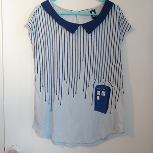 Doctor Who Peter Pan Collar Shirt